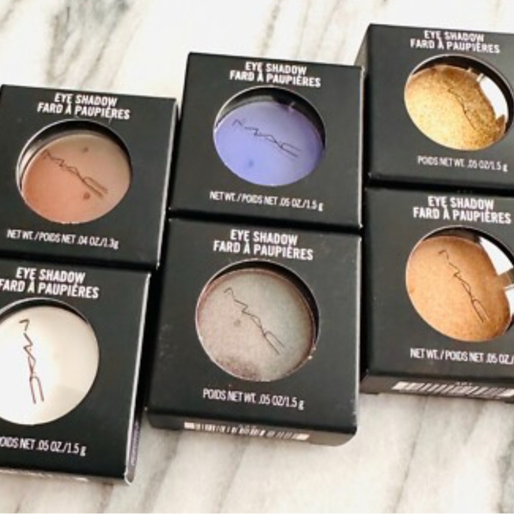 MAC Cosmetics Eyeshadow Collection - Brown, Blue, Gold